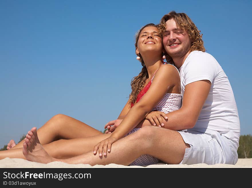 Couple At The Beach