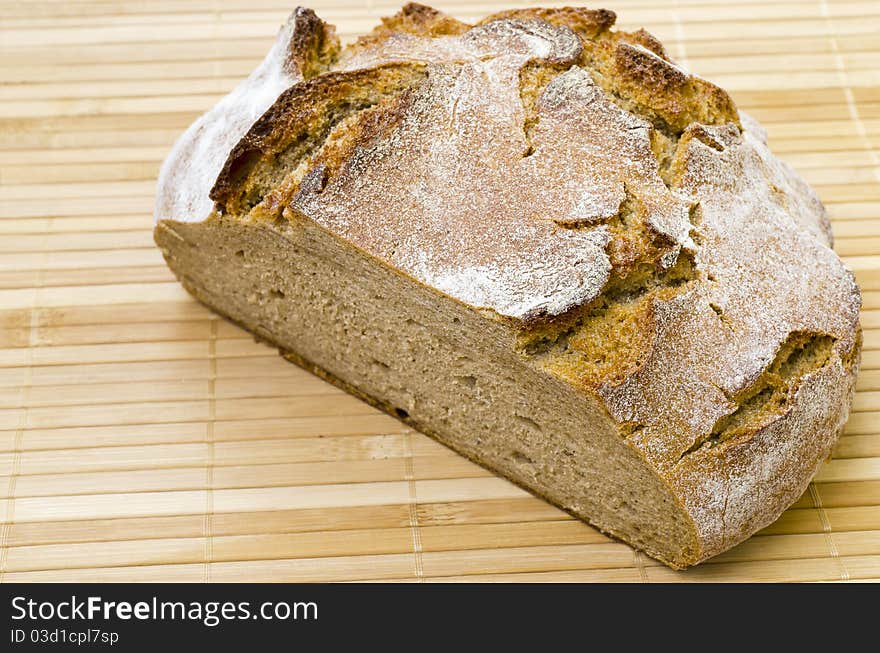 Close up photo of fresh homemade bread