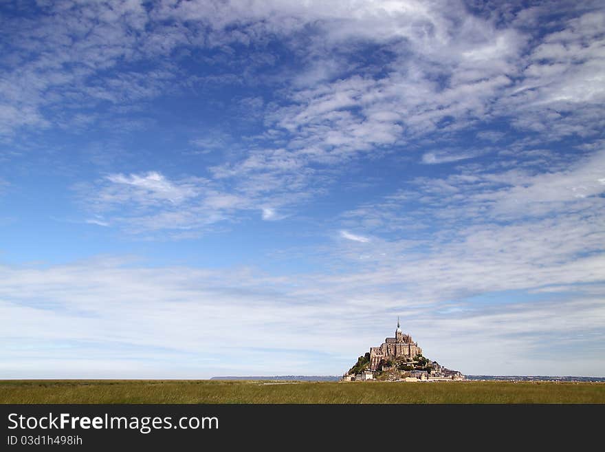 Monastery of Mont St. Michel in France