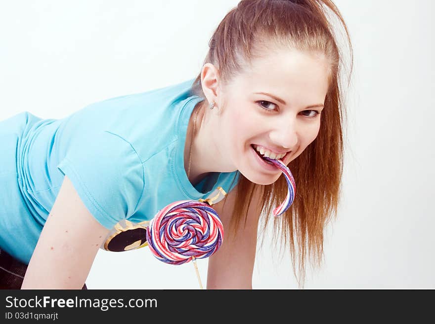 Girl With A Lollipop