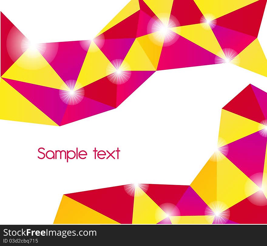 Bright business background with multicolor shapes. Bright business background with multicolor shapes