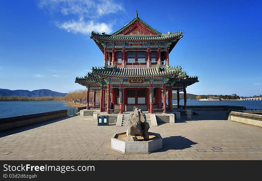 China Beijing Summer Palace  Pavilion