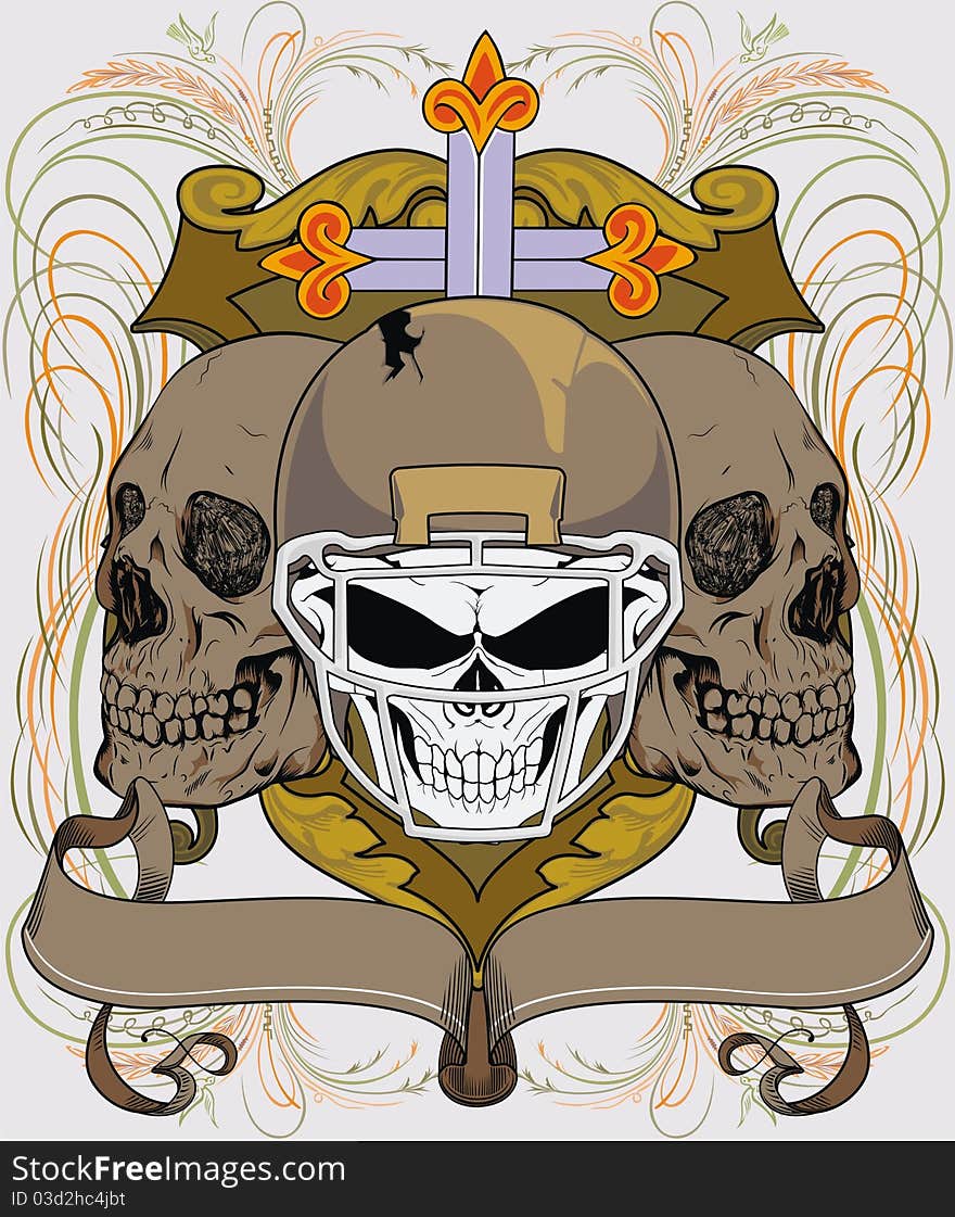 Cross Sport Skull