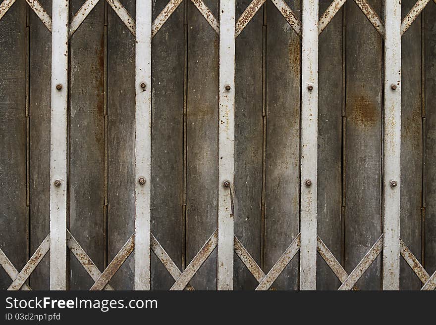 Steel door of the home address suburb. Steel door of the home address suburb