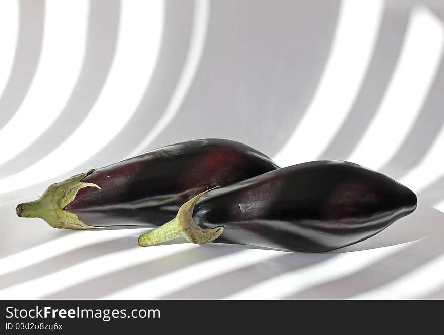 Two Aubergines