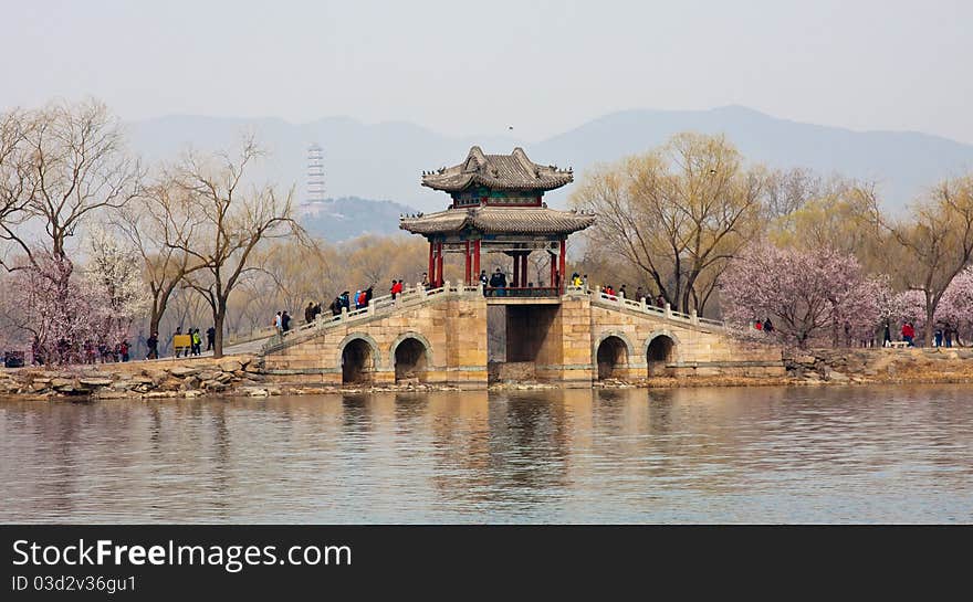 Summer palace in spring, beijing, china