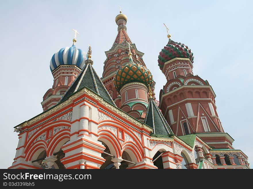 St Basil church in Moscow, russia