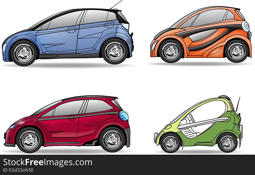 Color cars set