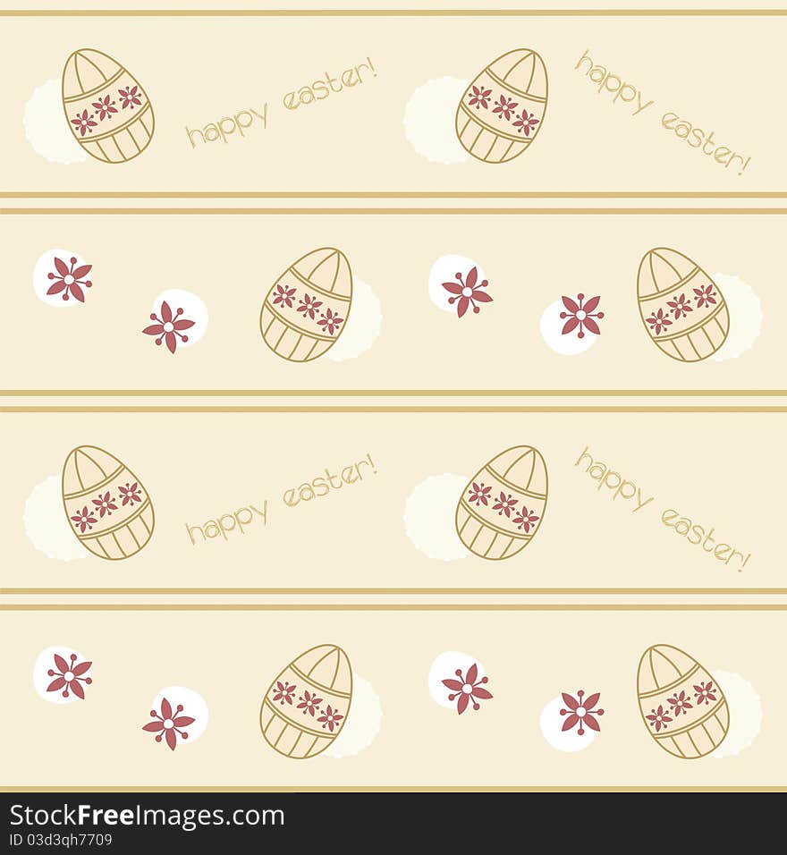 Easter seamless pattern