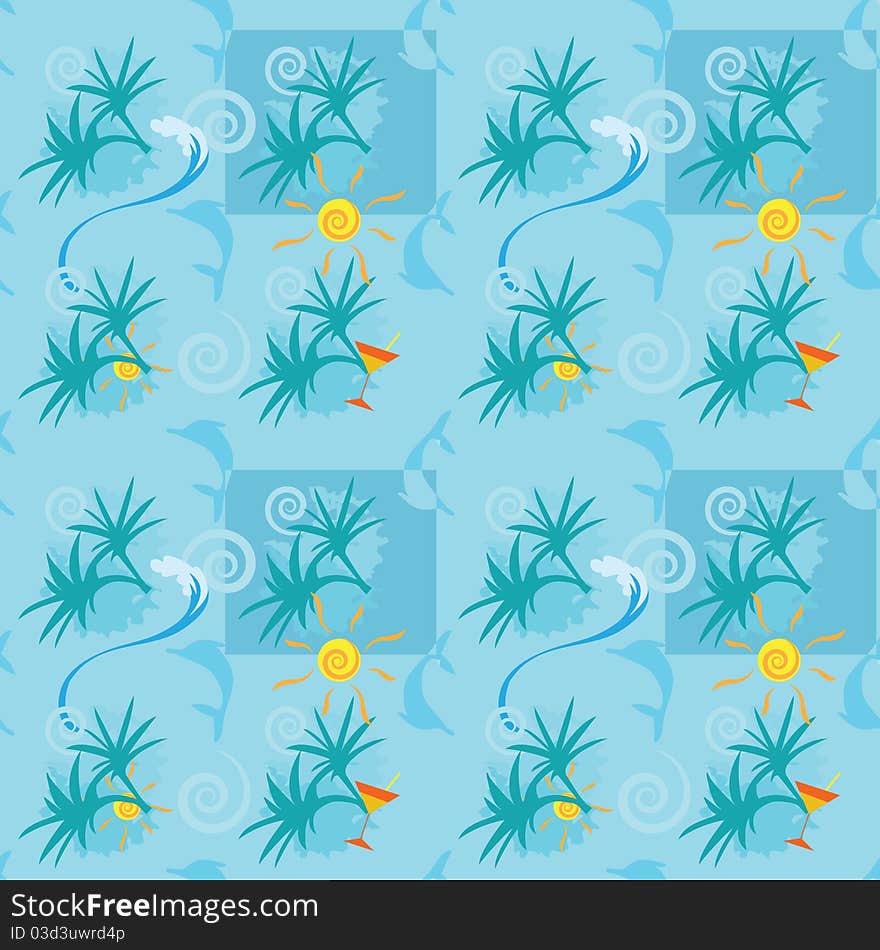 Seamless summer pattern