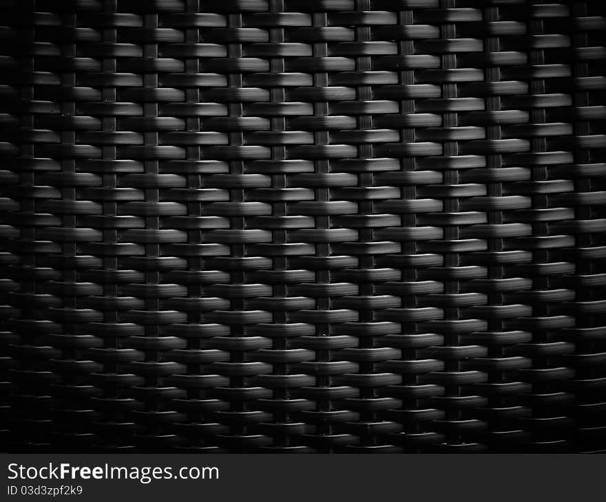 Black wicker pattern for web page background