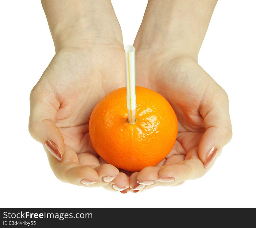 Orange In Hand