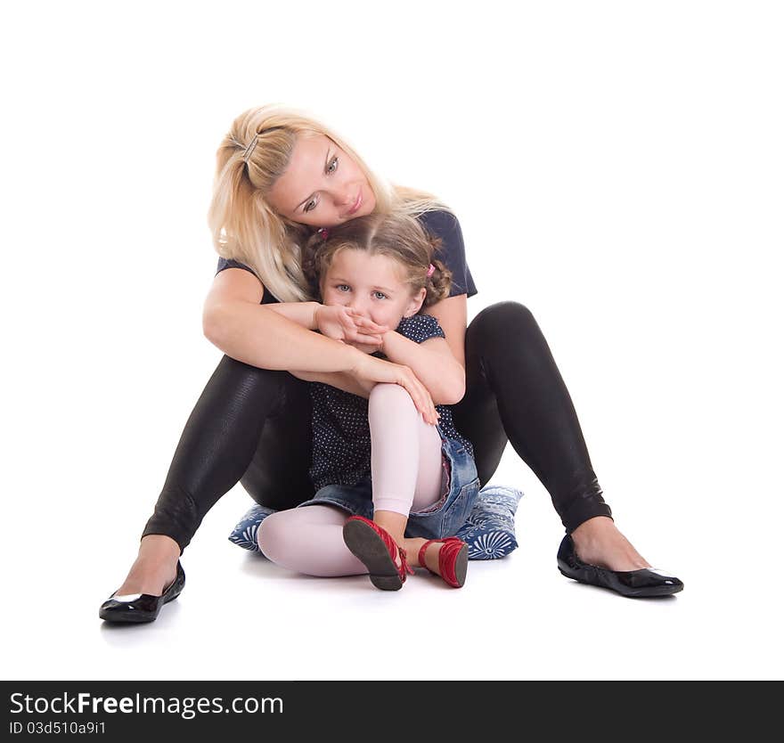 Sitting in an ambrance o white background. Sitting in an ambrance o white background