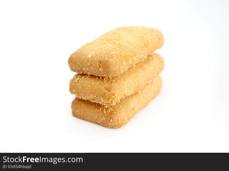 Cookies On A White Background