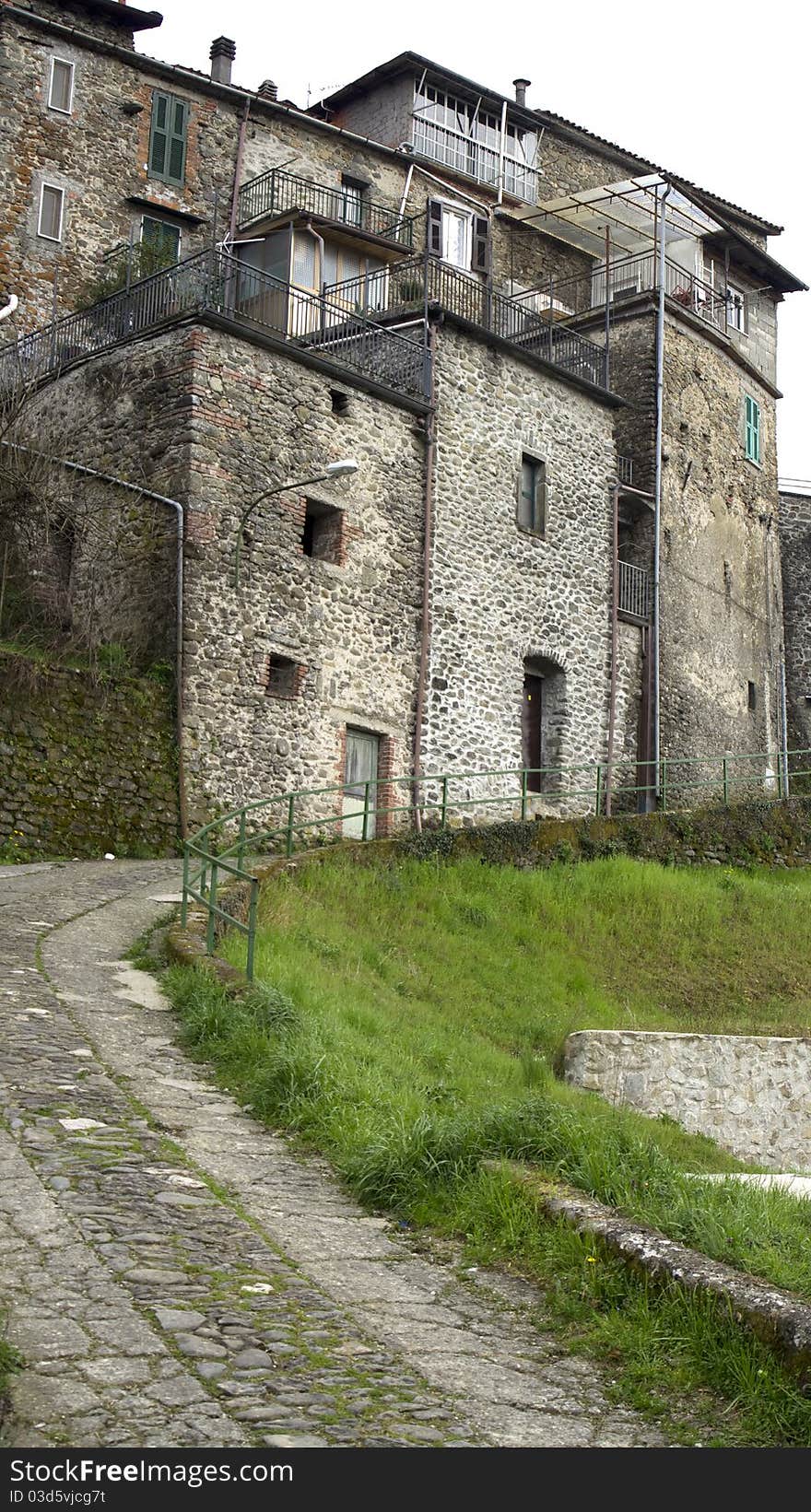 Detail of virgoletta,little village in lunigiana,italy