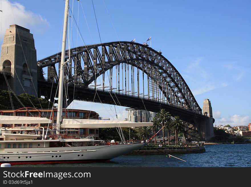 Harbor bridge in Sydney