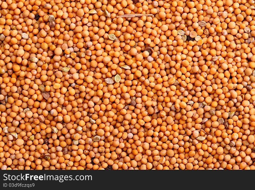 Mustard seeds background