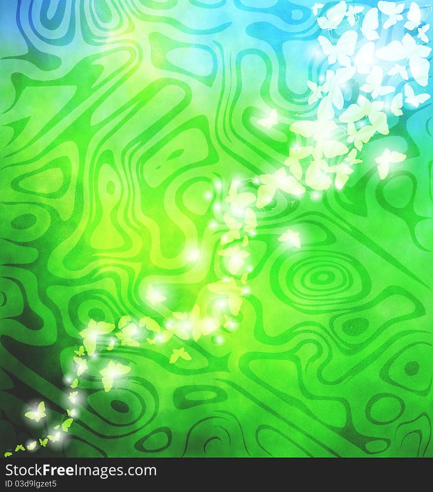 Abstract light green background for a design