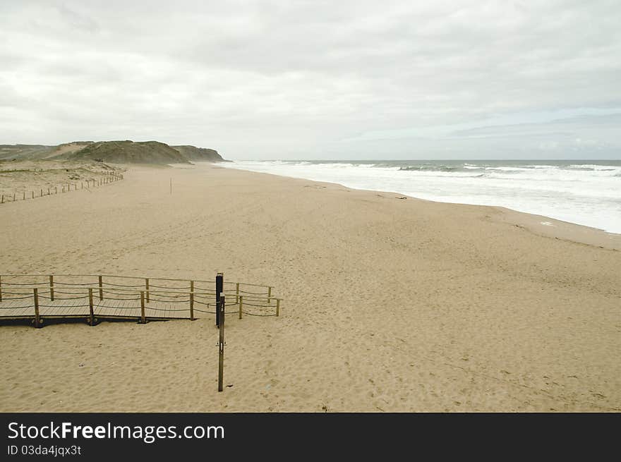 Empty beach