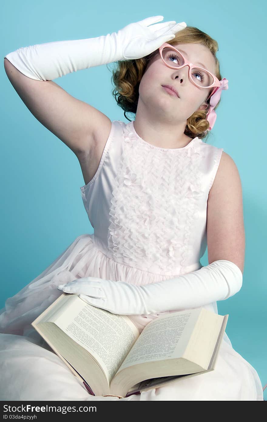 Little Girl Reading