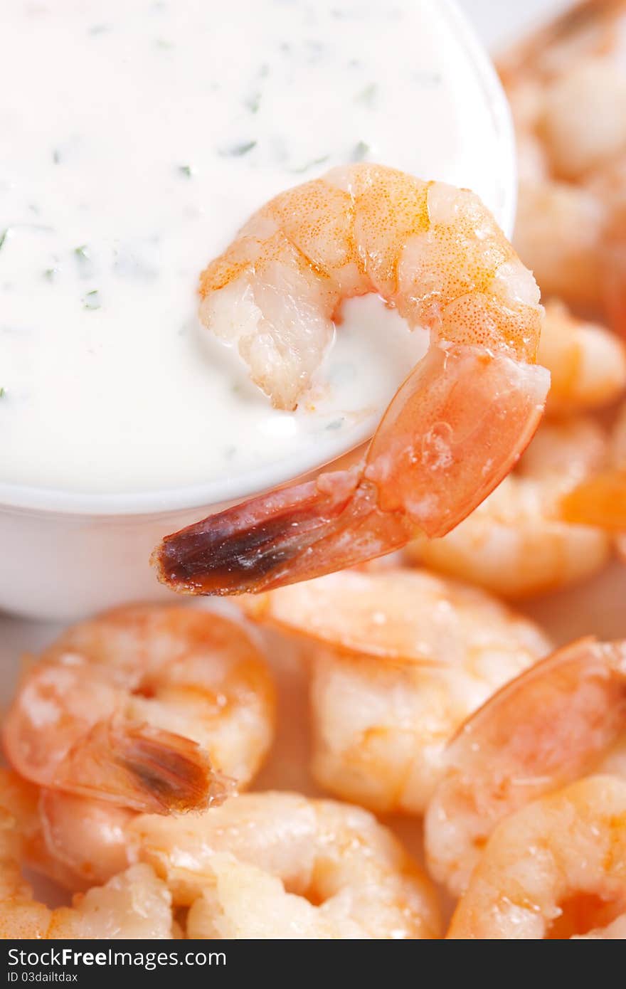 Fried shrimps