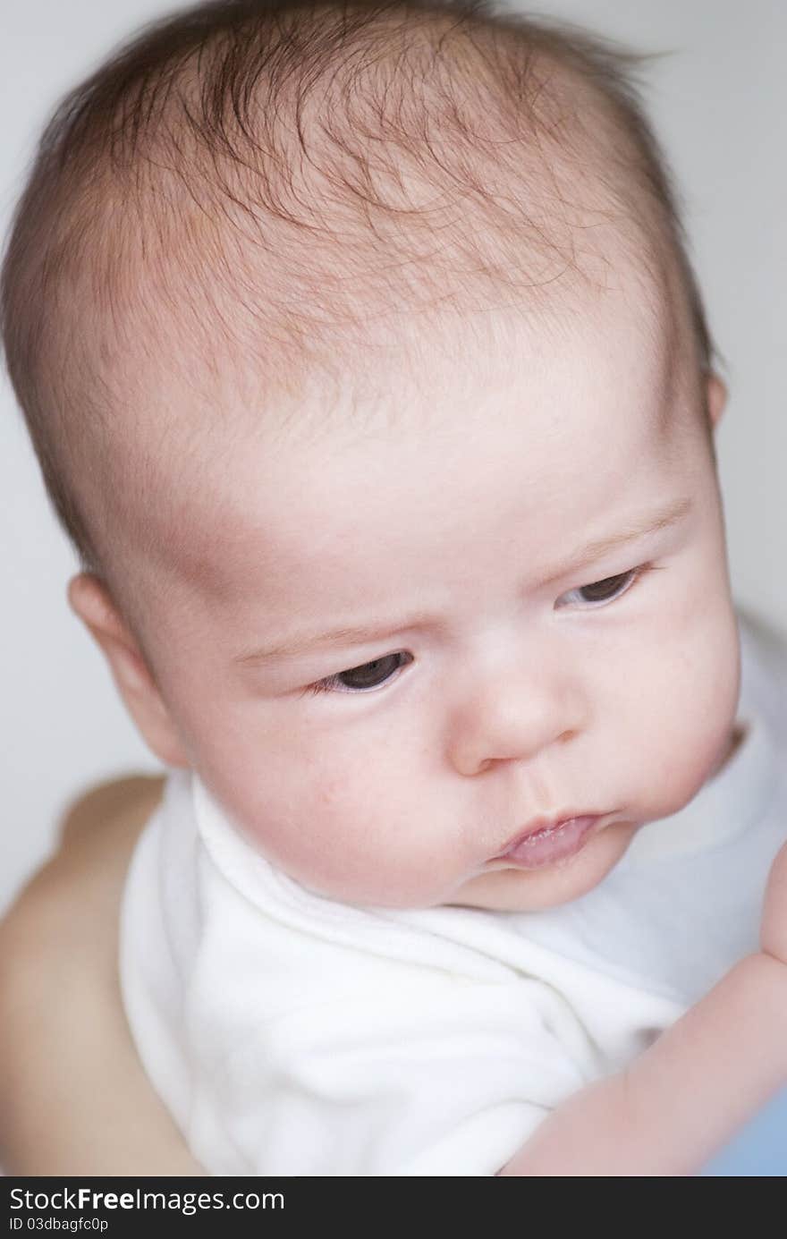 Beautiful little boy. Close-up image.