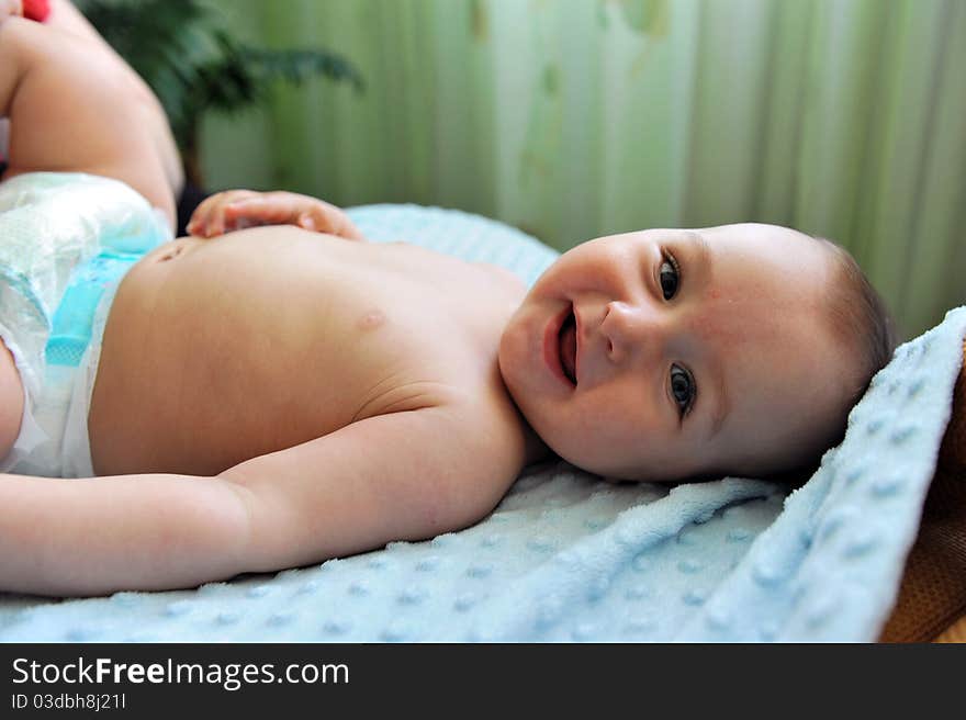 Portrait with gorgeous little boy smiling. Portrait with gorgeous little boy smiling