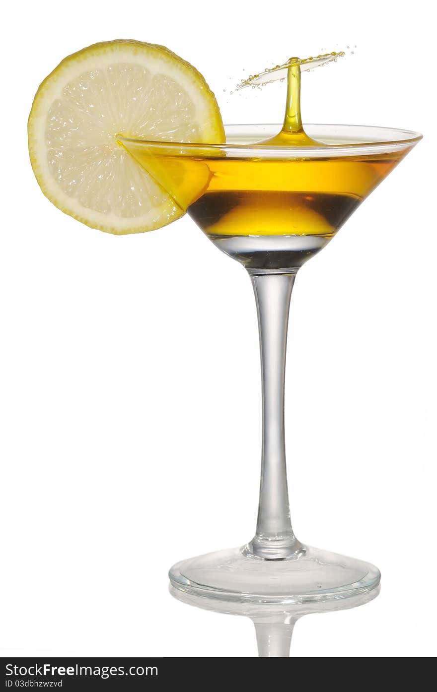 Lemon Juice Trickle Goblet