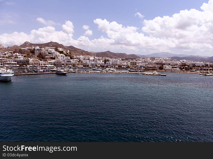 Picturesque Port, Paros, Greece