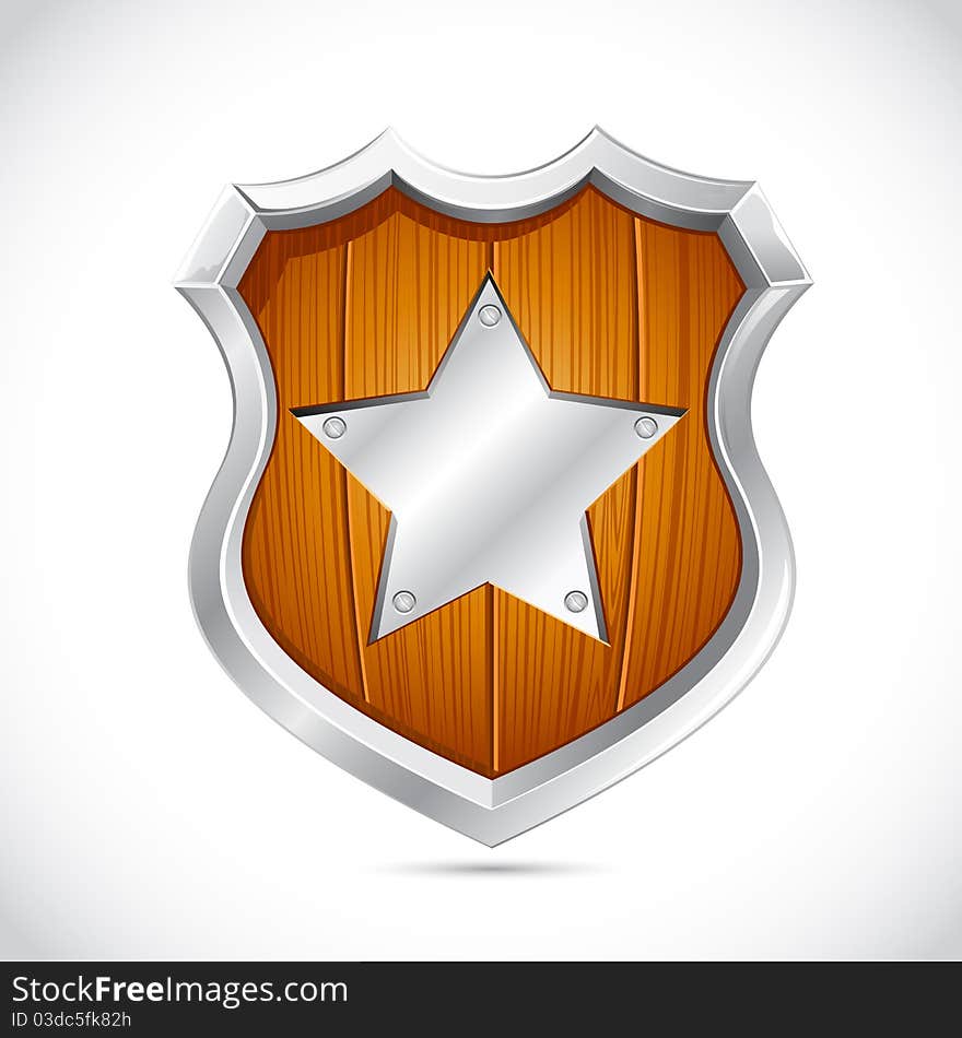 Royal Wooden Shield