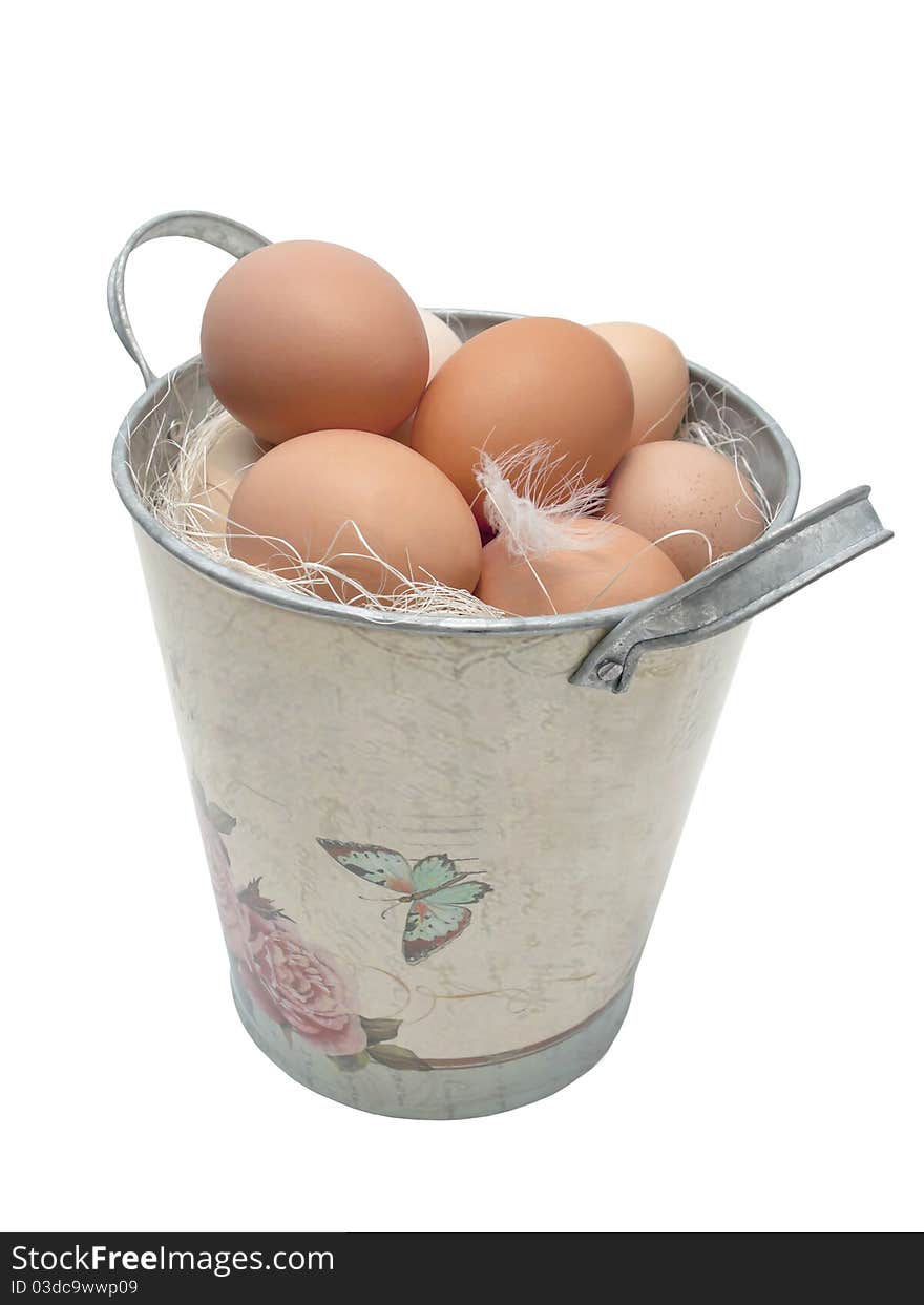 Eggs In A Bucket