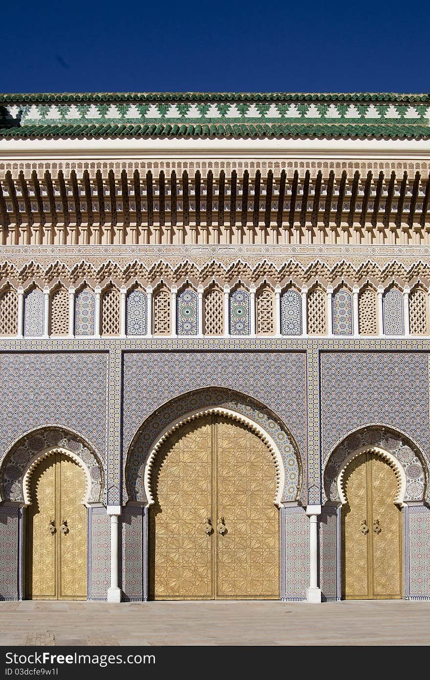 Palace in Fez in Marocco