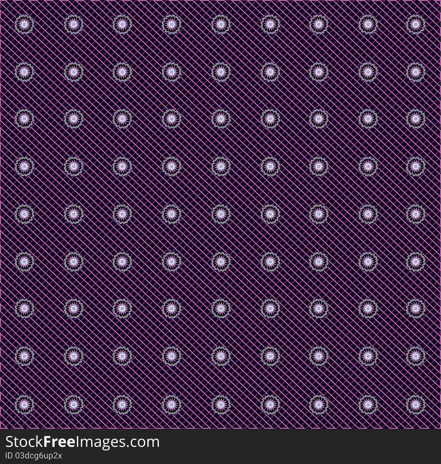 Seamless floral pattern with small flowers