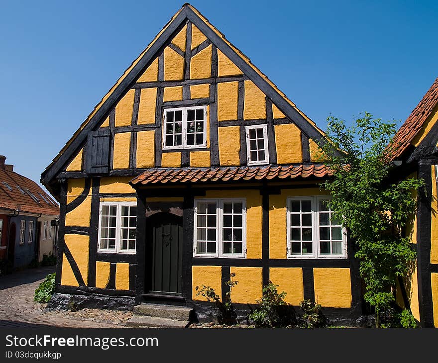 Traditional old Danish house