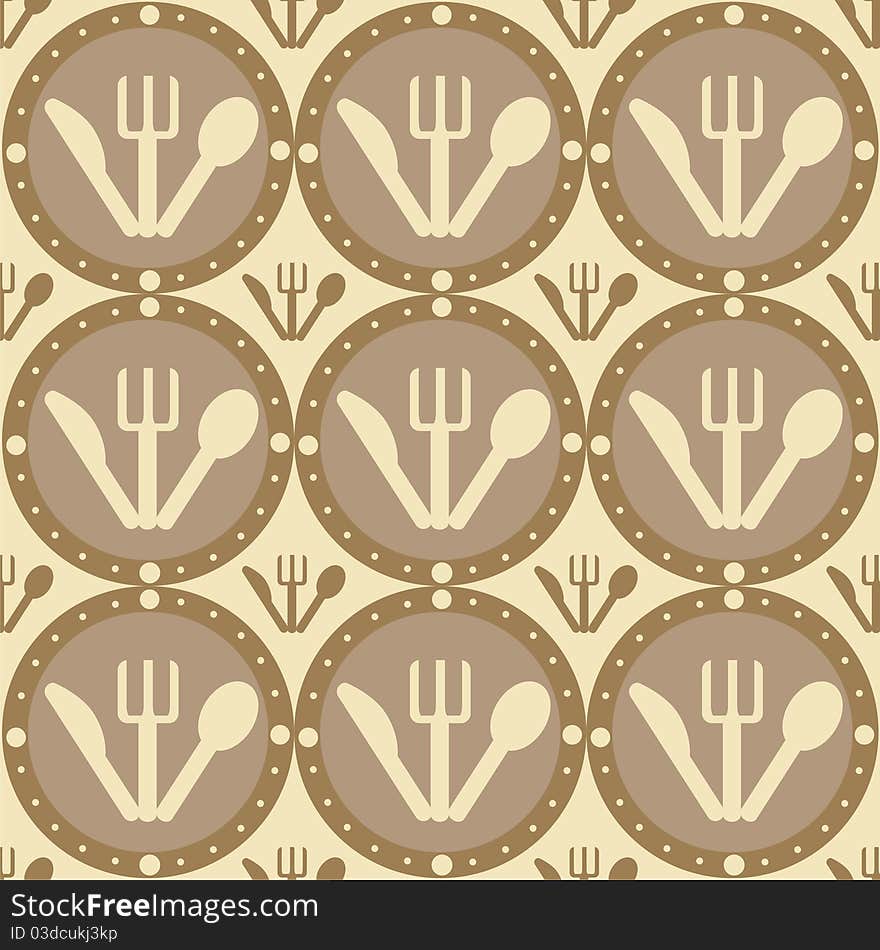 Cute restaurant pattern