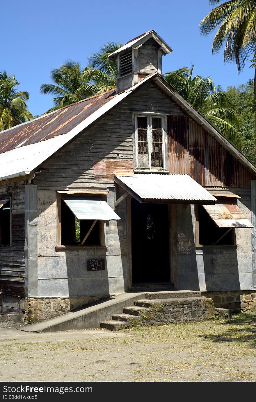 An historic building built for sorting nutmeg and cocoa,in Grenada. An historic building built for sorting nutmeg and cocoa,in Grenada.