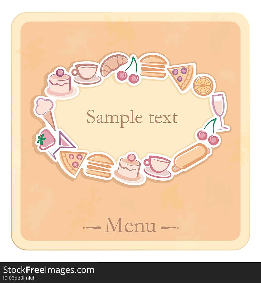 The Sample Of The Menu For Cafe