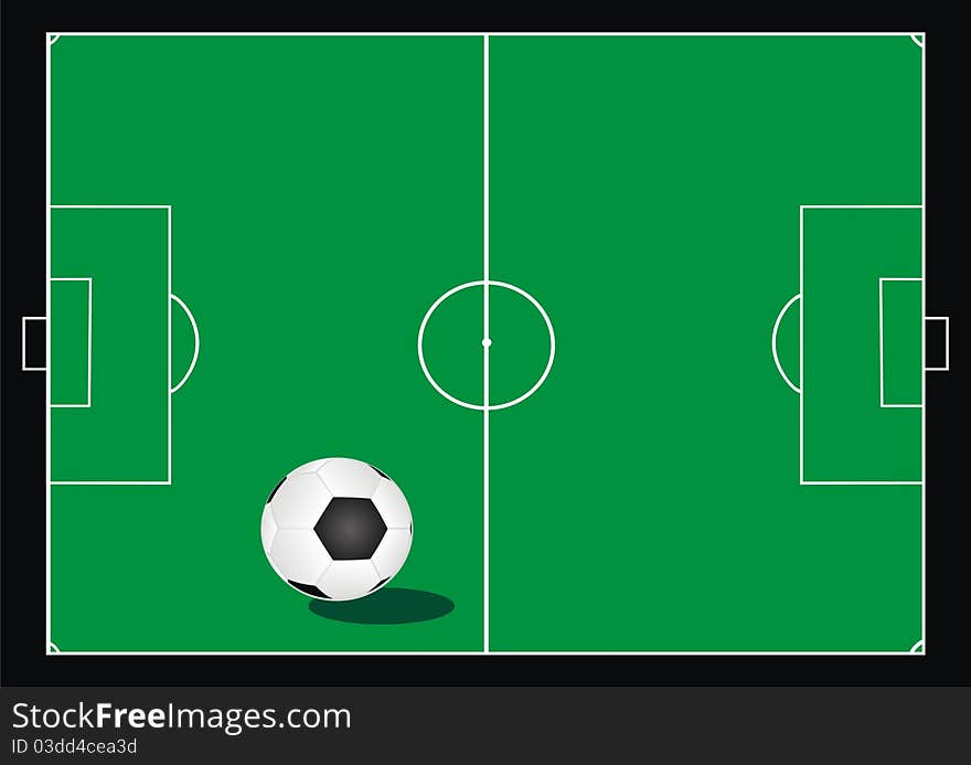 Vector illustration depicting a soccer ball. Vector illustration depicting a soccer ball