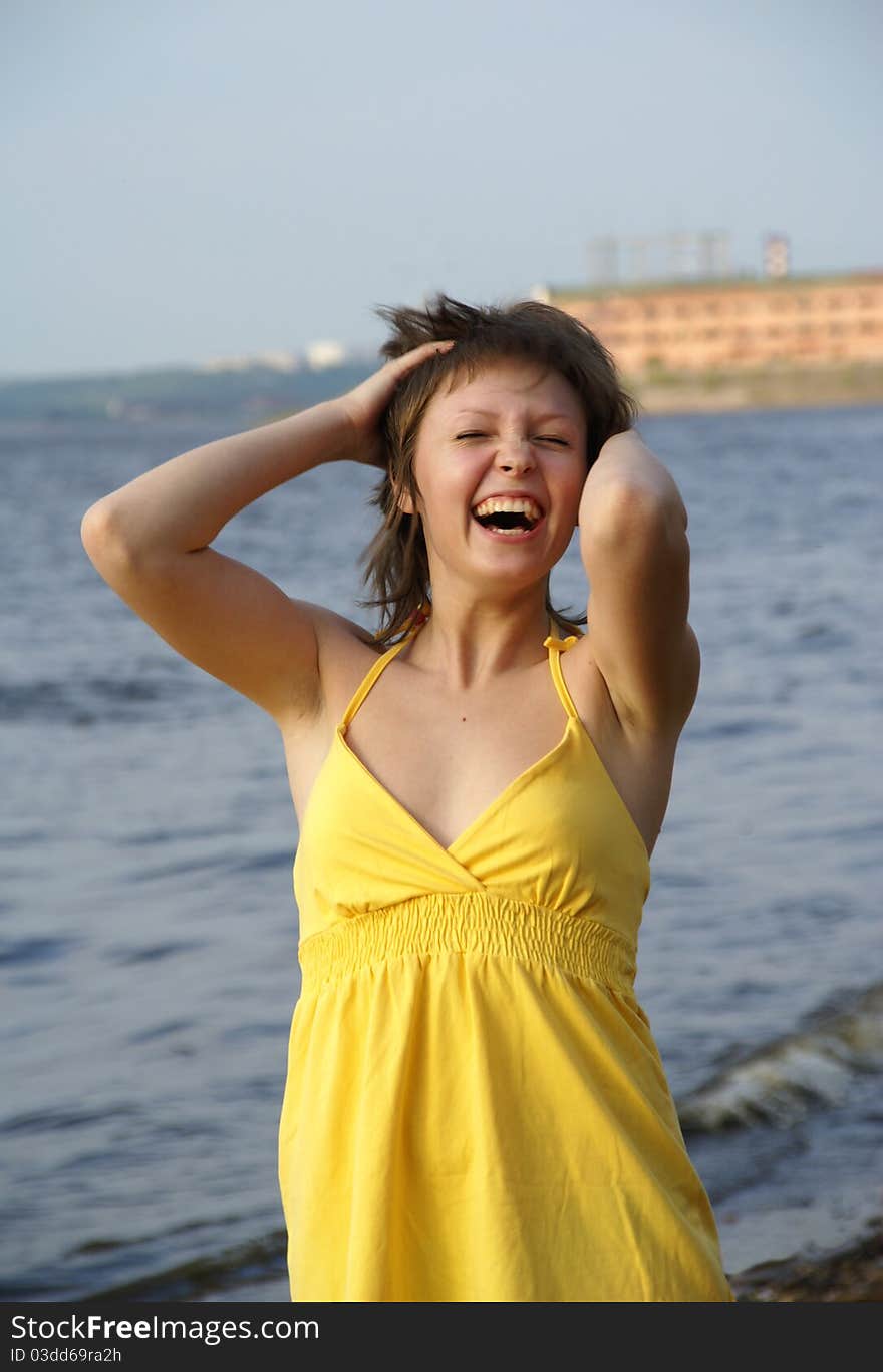 Girl in yellow