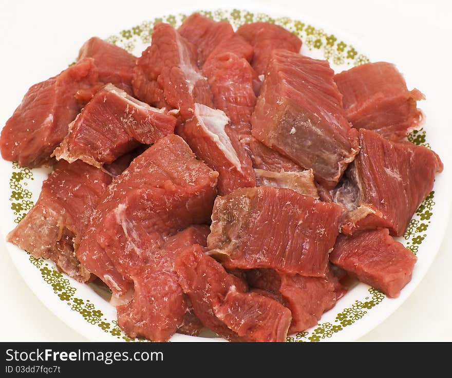 Chilled beef slices