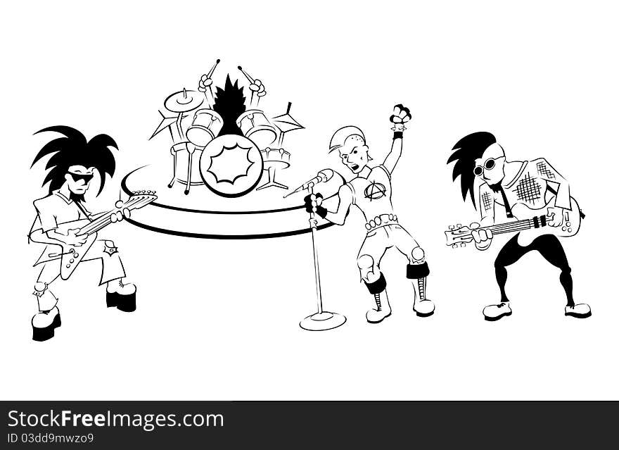 The Band Uncolored