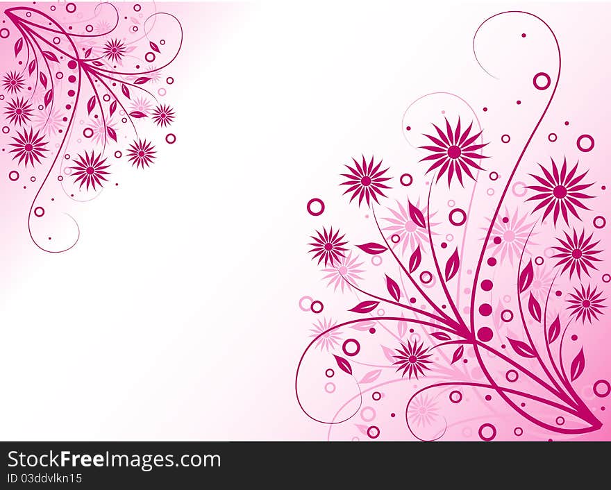 Vector Floral Background