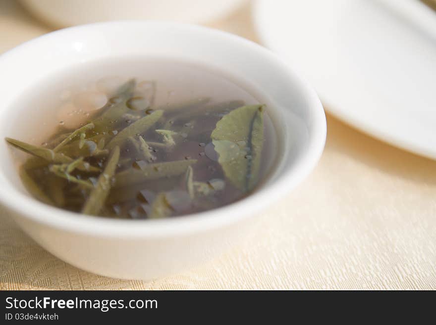 Xihu Brasenia schreberi soup of LOU wailou restaurant. This is a famous dish of Hangzhou West Lake, Chinese dish.