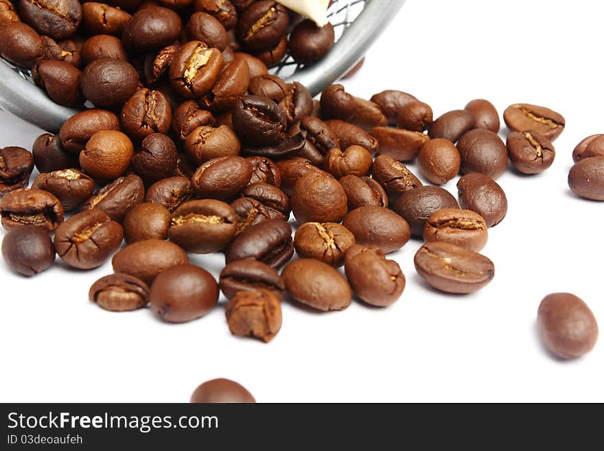 Coffee Beans Isolated on white