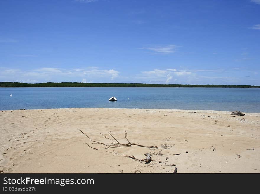 Low Isles beach, tropical Far North Queensland, Australia. Low Isles beach, tropical Far North Queensland, Australia