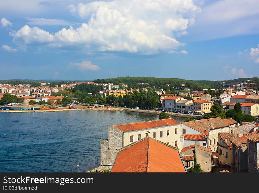 Croatia, Porec. The sight from the tower