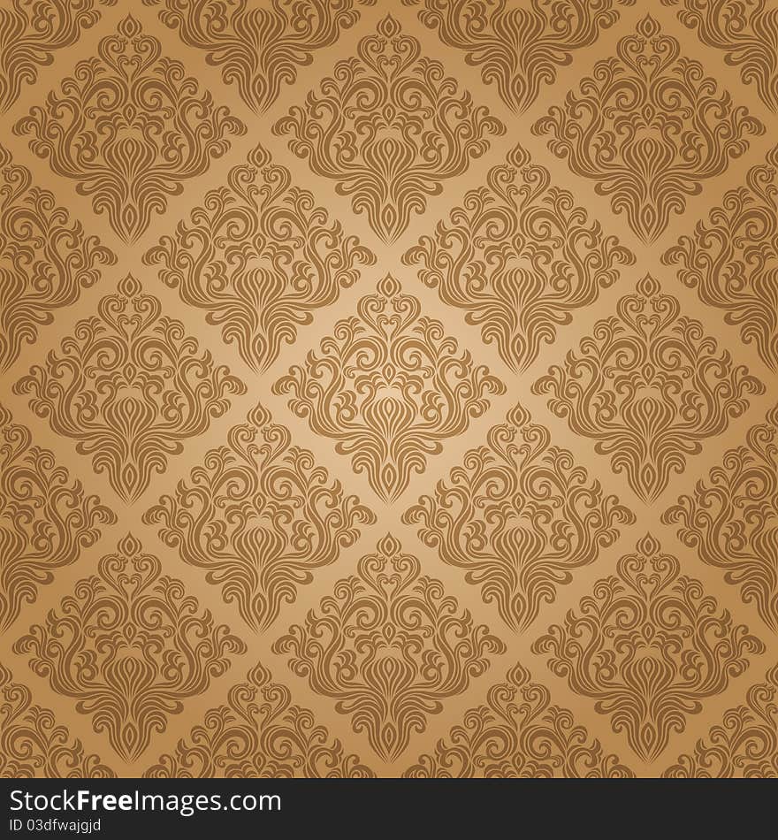 Abstract seamless floral pattern. Vector illustration. Abstract seamless floral pattern. Vector illustration.