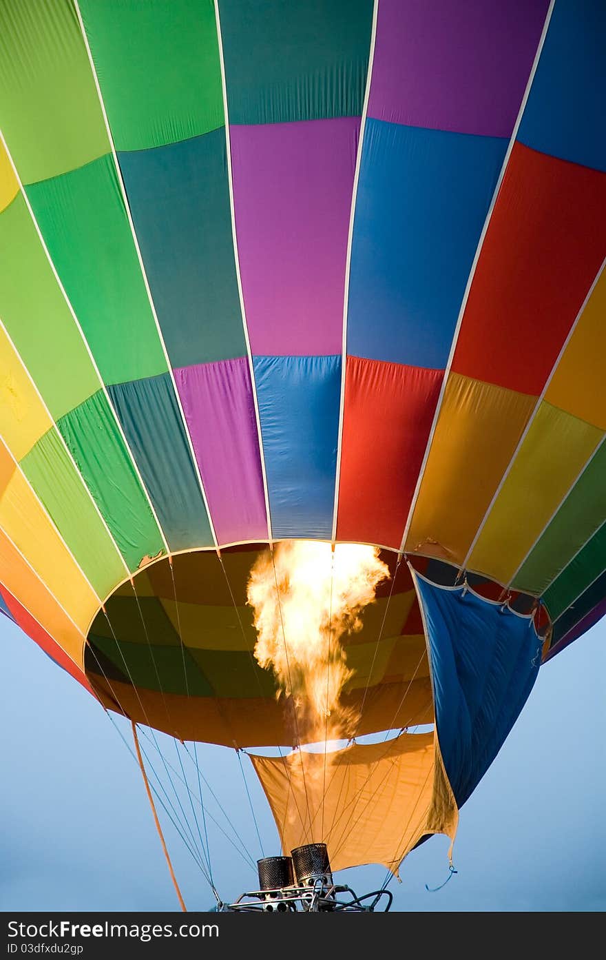 Hot air balloon at pattaya balloon fiesta 2011 thailand