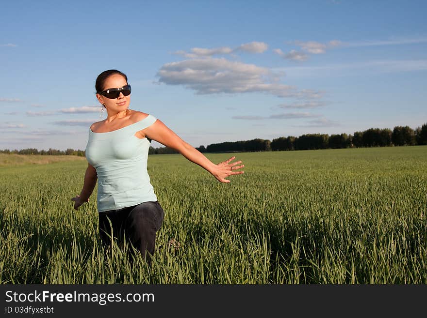 Young Woman Outdoors