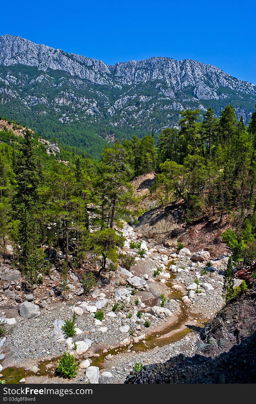 View of the canyon Goynuk in Taurus Mountains. Turkey. 2010. View of the canyon Goynuk in Taurus Mountains. Turkey. 2010.